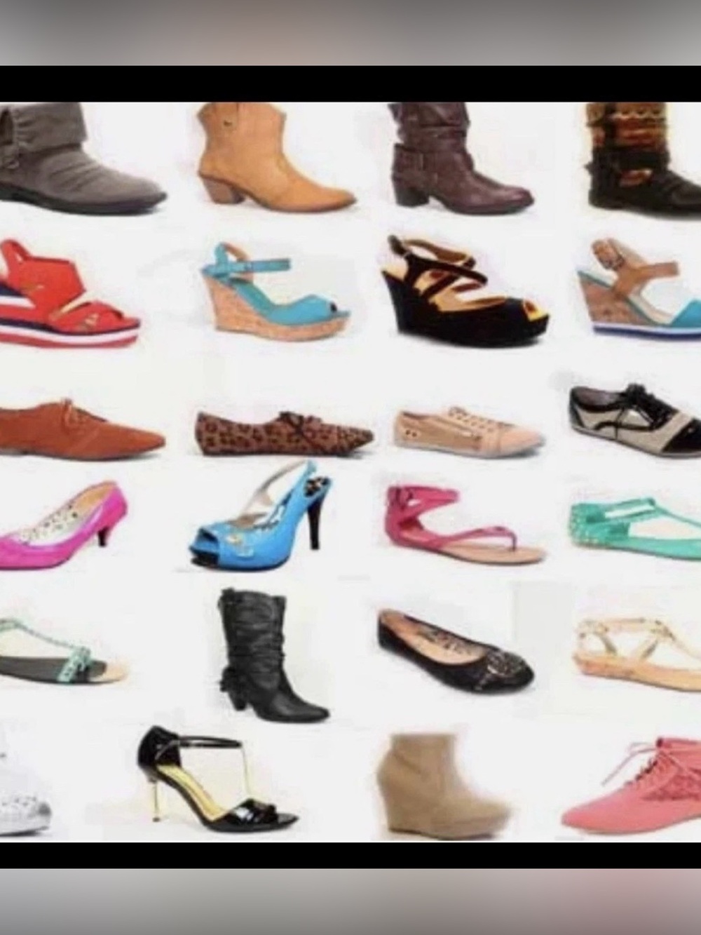 Wholesale Lot Of Womens Brand Name Shoes / Sneakers / Sandals/ Boot/ Lot Of 50pc